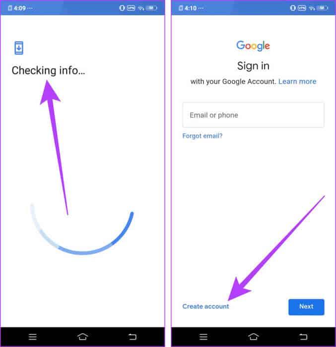 Wait-for-few-minutes-until-Play-Store-finishes-Checking-info-then-tap-Create-account-and-complete-the-process-991x1024-1 كيفية تغيير بلدك أو منطقتك في Google Play Store