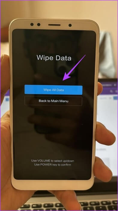 Wipe-all-data 9 طرق لإصلاح خطأ No Command على Android