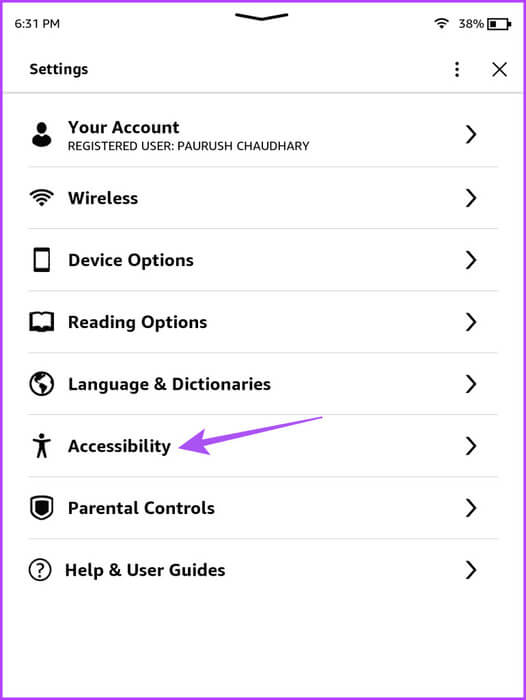 accessibility-settings-kindle-770x1024-1 كيفية استخدام تحويل النص إلى كلام Text-To-Speech على Amazon Kindle
