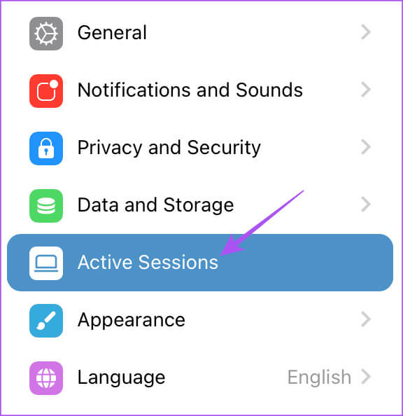 active-sessions-settings-telegram-desktop أفضل 6 إصلاحات لاستمرار Telegram في تسجيل الخروج على الهاتف المحمول وسطح المكتب