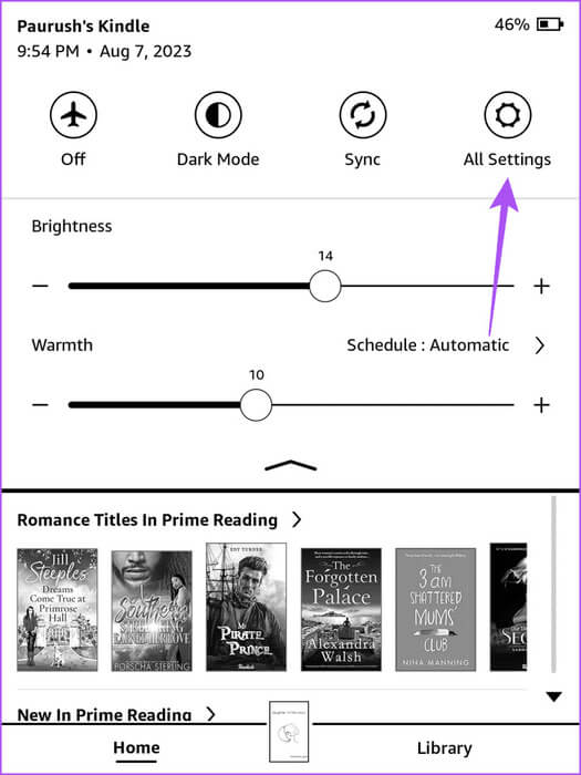 all-settings-kindle-768x1024-1 كيفية استخدام تحويل النص إلى كلام Text-To-Speech على Amazon Kindle
