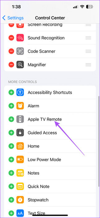 apple-tv-remote-control-centre-iphone-473x1024-1 كيفية العثور عن Siri Remote باستخدام جهاز iPhone