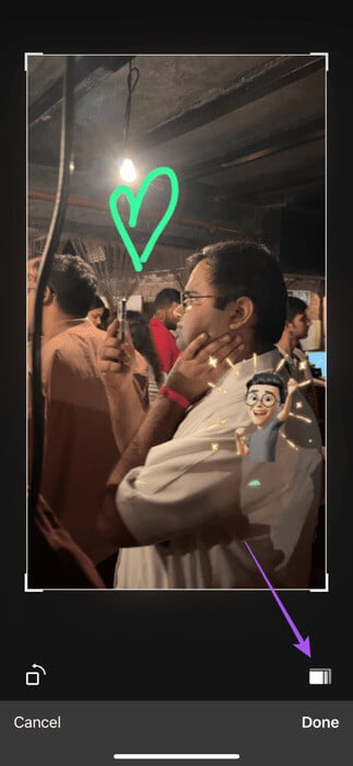 aspect-ratio-crop-whatsapp-video-473x1024-1 كيفية تحرير مقاطع الفيديو قبل إرسالها في WhatsApp على iPhone وAndroid