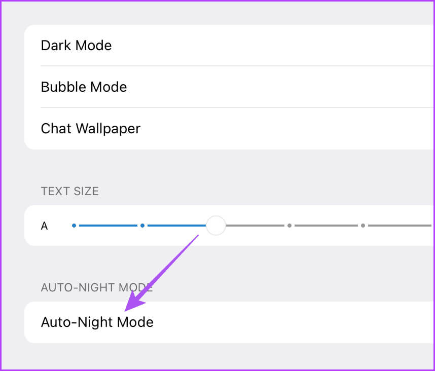 auto-night-mode-telegram-mac كيفية جدولة الوضع المظلم على Telegram على الهاتف المحمول وسطح المكتب