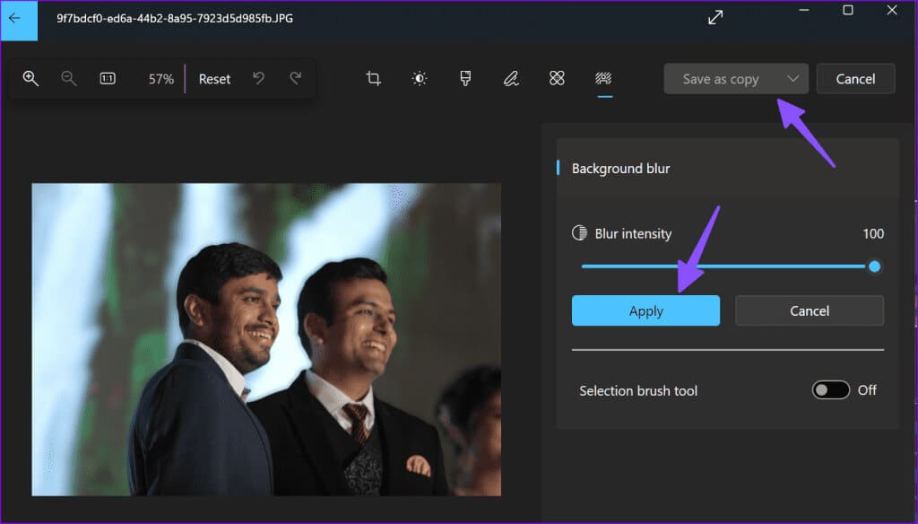 blur-background-of-a-picture-on-Windows-11-1024x584-1 أفضل 4 طرق لإضافة ضبابية الخلفية في الصور على Windows