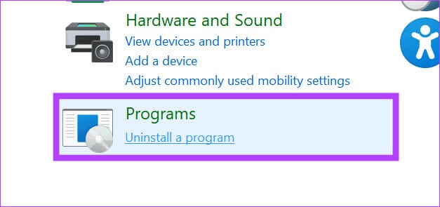 choose-uninstall-a-program-2 9 طرق لإصلاح رمز خطأ Microsoft Office 147-0