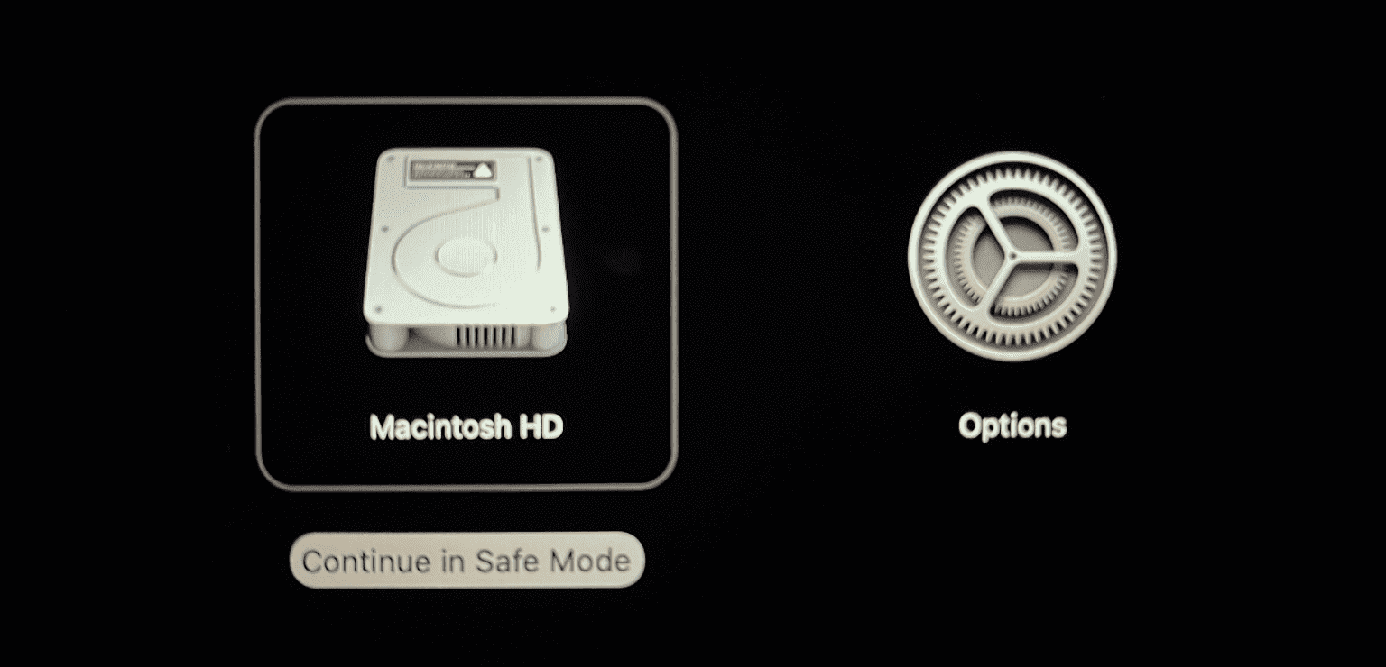 continue-in-safe-mode-mac-2-1536x740-1 أفضل 6 إصلاحات لخطأ "نفدت ذاكرة التطبيق من النظام الخاص بك" على نظام Mac