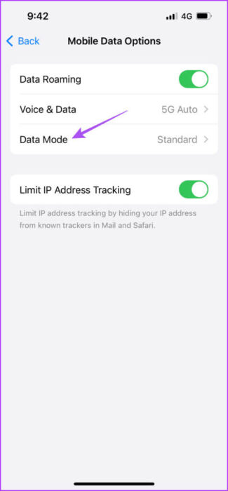data-mode-settings-iphone-475x1024-1-e1703424588585 أفضل 7 إصلاحات لعدم عمل Telegram على بيانات الهاتف المحمول
