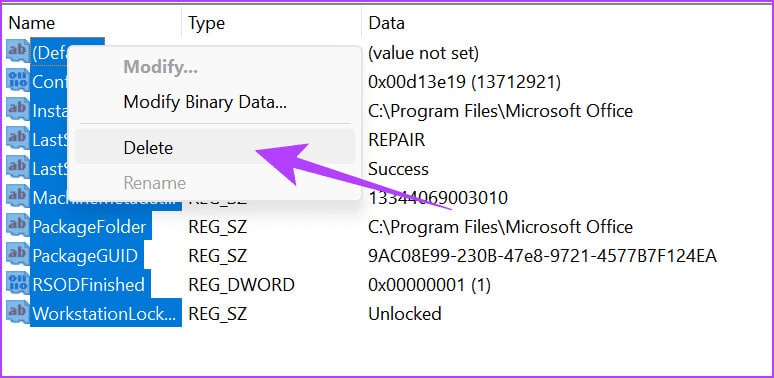 delete-the-files-inside-the-folder 9 طرق لإصلاح رمز خطأ Microsoft Office 147-0