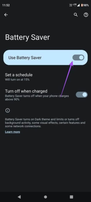 disable-battery-saver-android-1-461x1024-1-e1703424602756 أفضل 7 إصلاحات لعدم عمل Telegram على بيانات الهاتف المحمول