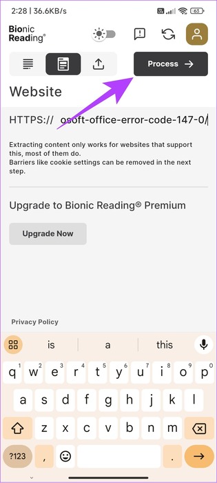 hit-proceed-to-continue ما هي Bionic Reading وكيفية استخدامها