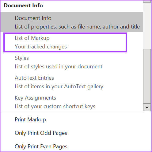 كيفية طباعة التغييرات والتعليقات المتعقبة في مستندات Microsoft Word - %categories