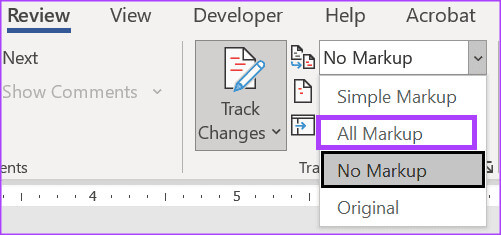 how-to-print-tracked-changes-comments-in-microsoft-word-3 كيفية طباعة التغييرات والتعليقات المتعقبة في مستندات Microsoft Word