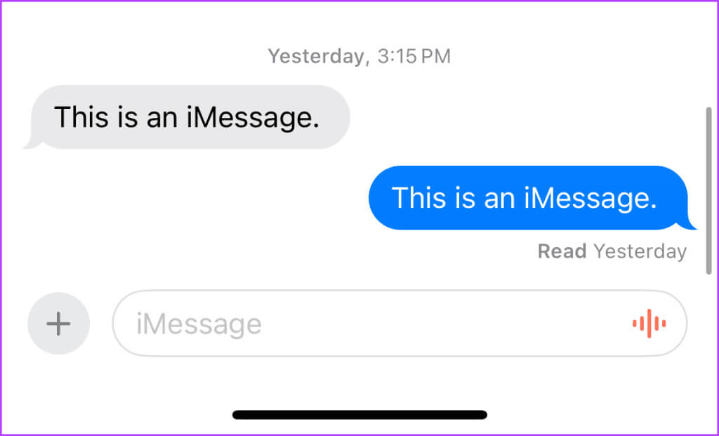 iMessage-1-1024x621-1 iMessage مقابل الرسالة النصية: ما الفرق؟