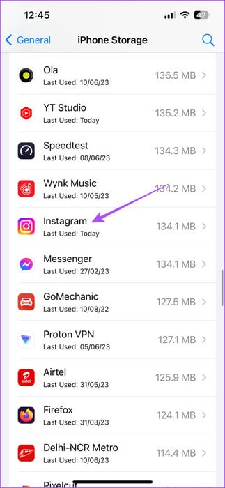 instagram-iphone-storage-settings-473x1024-1 أفضل 5 إصلاحات لعدم عمل السحب للرد في رسائل Instagram