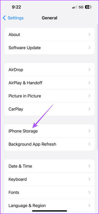 iphone-storage-settings-475x1024-2 أفضل 6 إصلاحات لاستمرار Telegram في تسجيل الخروج على الهاتف المحمول وسطح المكتب
