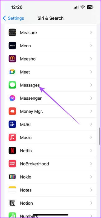 messages-siri-and-search-iphone-475x1024-1 أفضل 7 إصلاحات لعدم عمل iMessage Search على iPhone