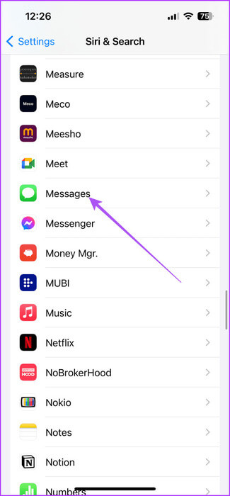 messages-siri-and-search-iphone-475x1024-2 أفضل 5 إصلاحات لإرسال iMessage من البريد الإلكتروني بدلاً من رقم الهاتف