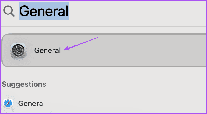 open-general-settings-mac أفضل 6 إصلاحات لخطأ "نفدت ذاكرة التطبيق من النظام الخاص بك" على نظام Mac