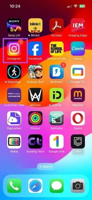 open-instagram-on-iphone-1-473x1024-1 أفضل 5 إصلاحات لعدم عمل السحب للرد في رسائل Instagram