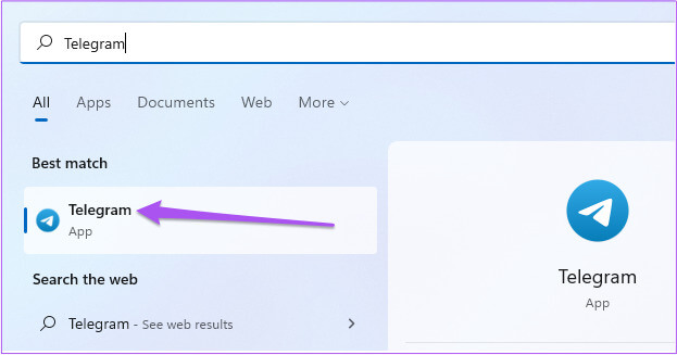 open-telegram-on-windows أفضل 6 إصلاحات لاستمرار Telegram في تسجيل الخروج على الهاتف المحمول وسطح المكتب
