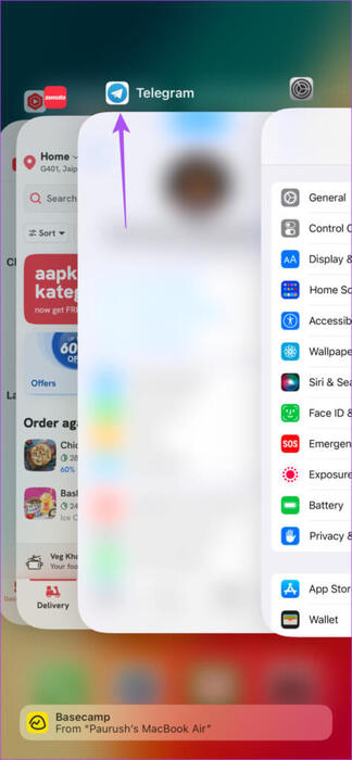 remove-telegram-app-from-background-iphone-474x1024-1 أفضل 6 إصلاحات لاستمرار Telegram في تسجيل الخروج على الهاتف المحمول وسطح المكتب