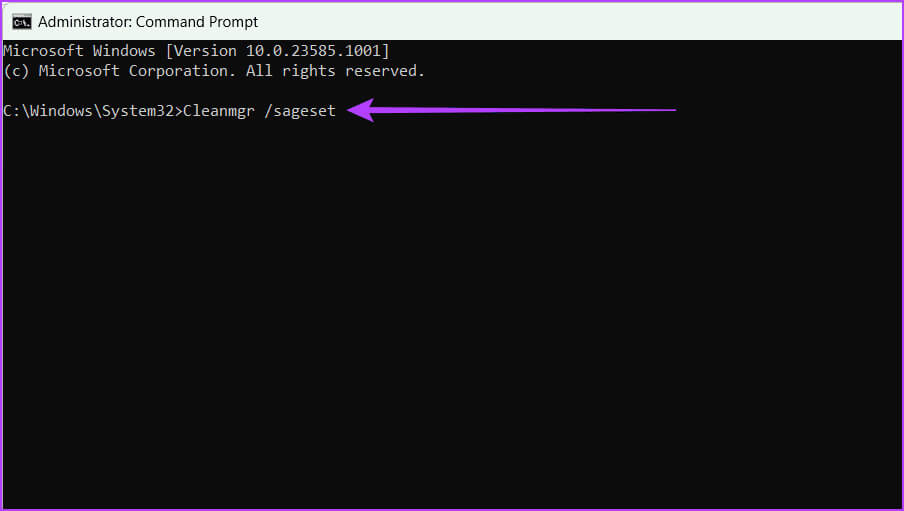 sageset كيفية إزالة الملفات غير المرغوب فيها من Windows