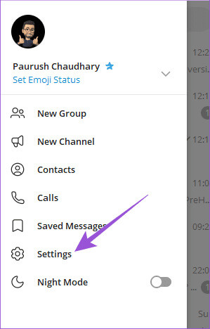 settings-telegram-windows-1 أفضل 6 إصلاحات لاستمرار Telegram في تسجيل الخروج على الهاتف المحمول وسطح المكتب
