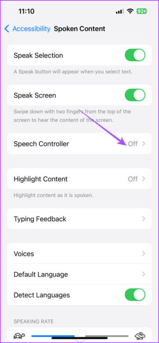 speech-controller-iphone-475x1024-1-e1703889711853 كيفية جعل Siri يقرأ النص على iPhone وiPad وMac