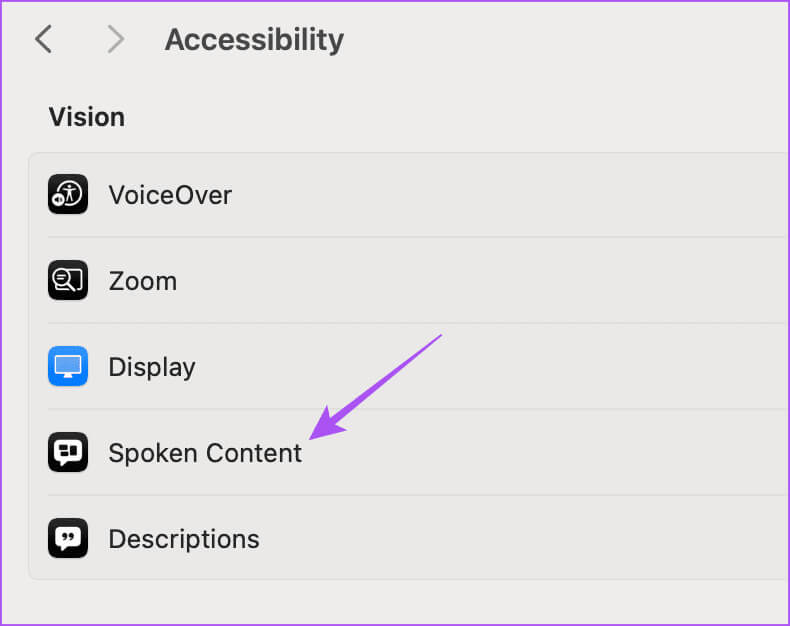 spoken-content-mac كيفية جعل Siri يقرأ النص على iPhone وiPad وMac