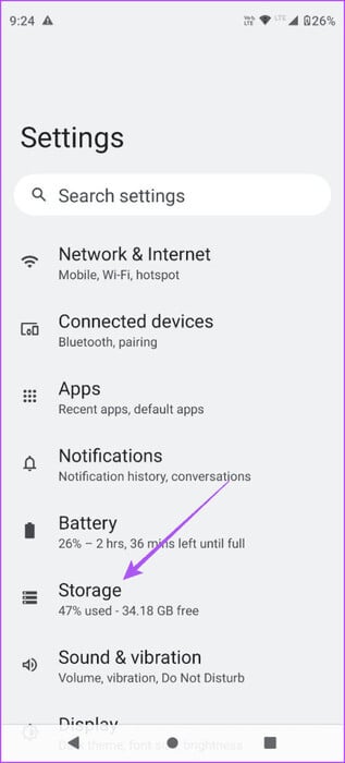 storage-settings-android-463x1024-1 كيفية تحرير مقاطع الفيديو قبل إرسالها في WhatsApp على iPhone وAndroid