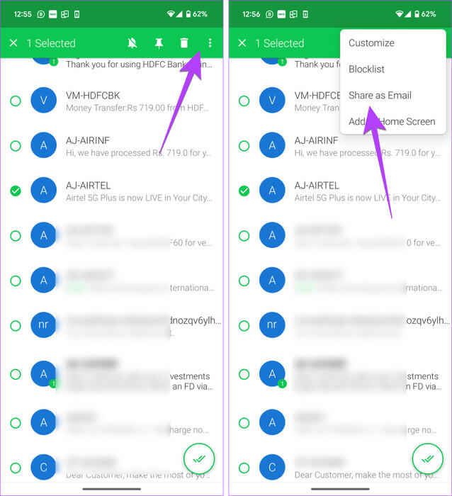 textra-send-as-email-934x1024-1 3 طرق لتصدير الرسائل النصية من Android إلى PDF