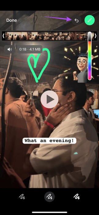 undo-drawing-whatsapp-video-473x1024-1 كيفية تحرير مقاطع الفيديو قبل إرسالها في WhatsApp على iPhone وAndroid