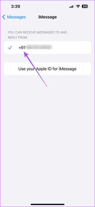use-number-for-imessage-473x1024-1 أفضل 5 إصلاحات لإرسال iMessage من البريد الإلكتروني بدلاً من رقم الهاتف