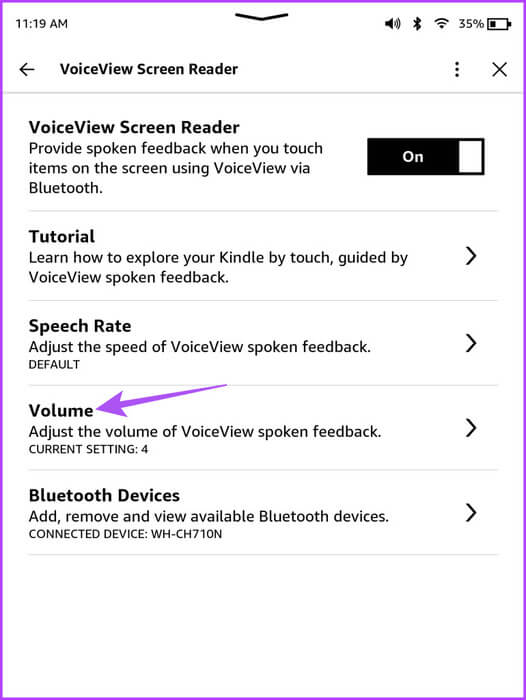volume-voiceview-screen-reader-kindle-770x1024-1 كيفية استخدام تحويل النص إلى كلام Text-To-Speech على Amazon Kindle