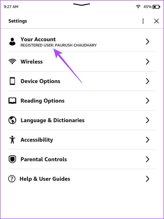 your-account-settings-kindle-768x1024-1 أفضل 6 إصلاحات لعدم تنزيل كتب Kindle