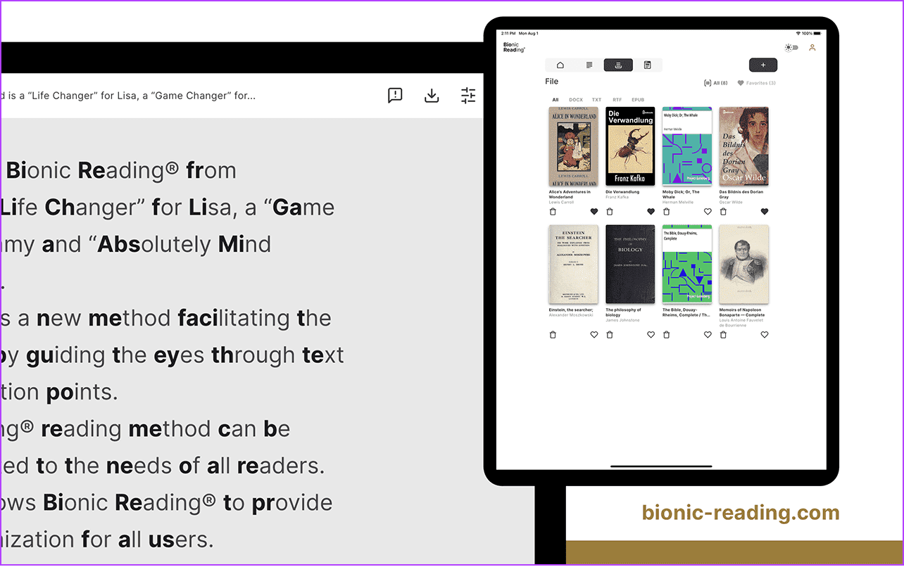أفضل 5 تطبيقات Bionic Reading وتحويل النص وإضافات للقراءة الإلكترونية - %categories