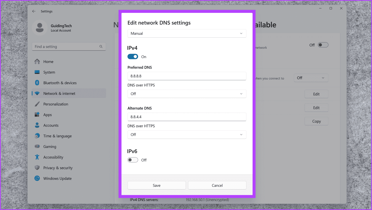 10.-Change-the-DNS-Server-1536x867-1 10 طرق لإصلاح أخطاء Discord "اتصال RTC" و"No Route" على Windows