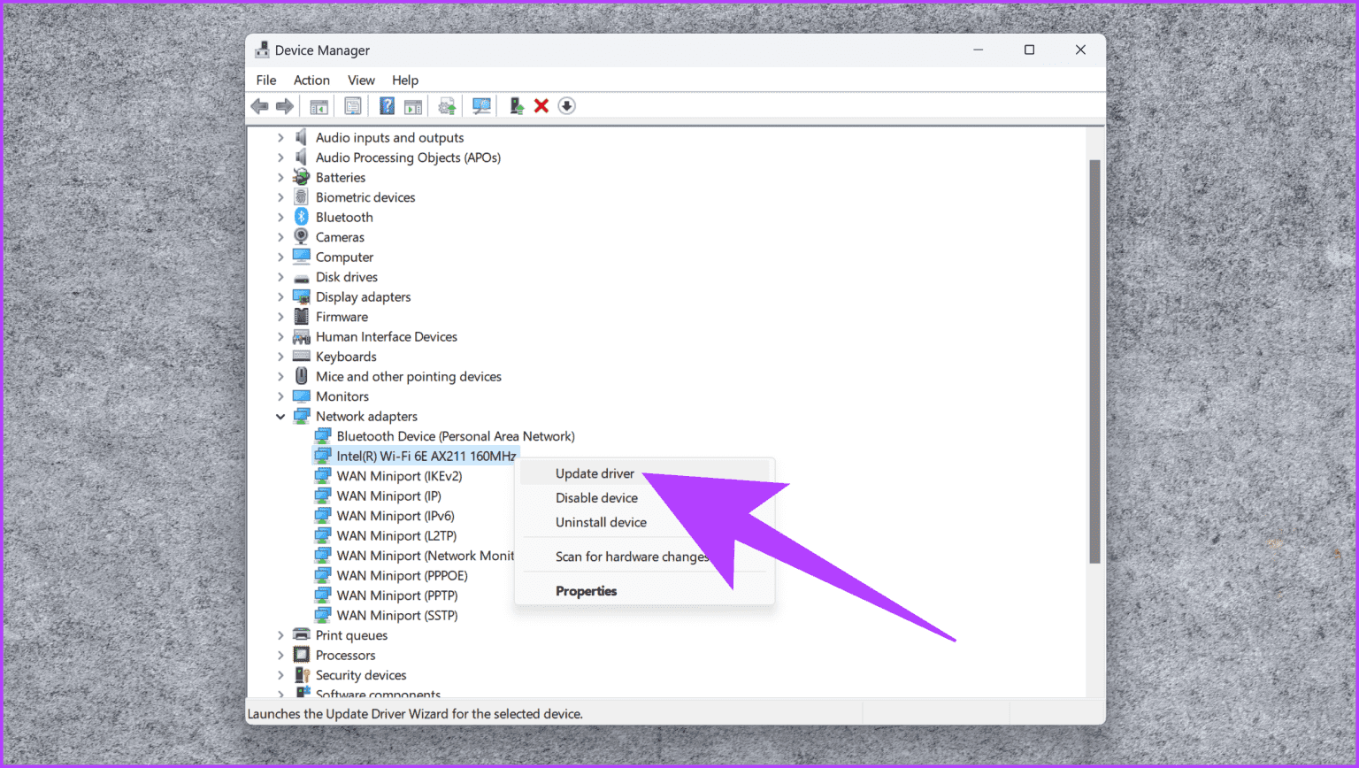 12.-locate-your-network-adapter.-Right-click-on-it-and-select-Update-Driver-1536x868-1 10 طرق لإصلاح أخطاء Discord "اتصال RTC" و"No Route" على Windows