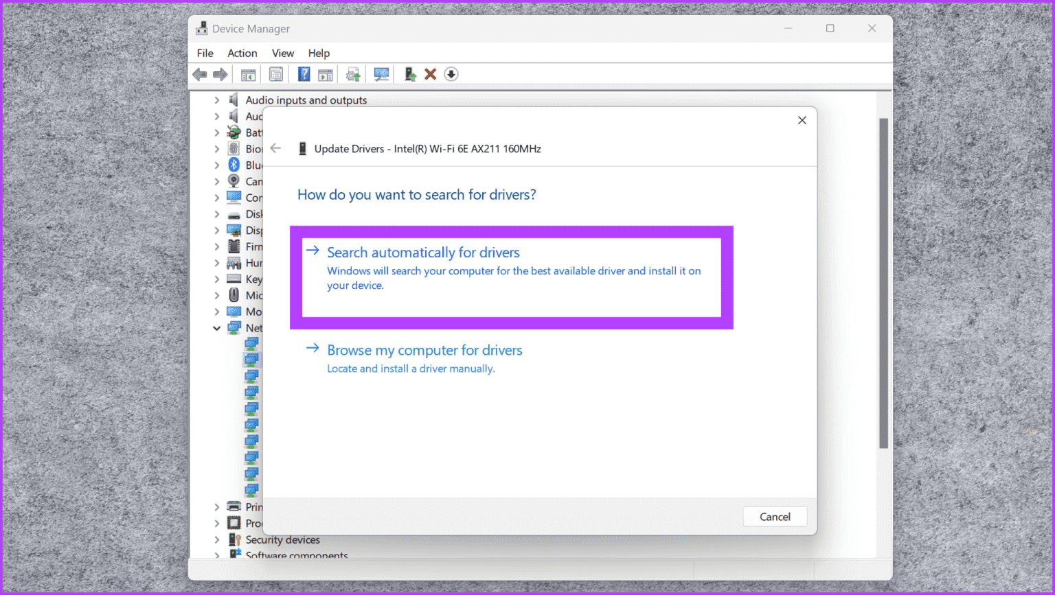 13.-simply-select-Search-automatically-for-drivers-1536x867-1 10 طرق لإصلاح أخطاء Discord "اتصال RTC" و"No Route" على Windows