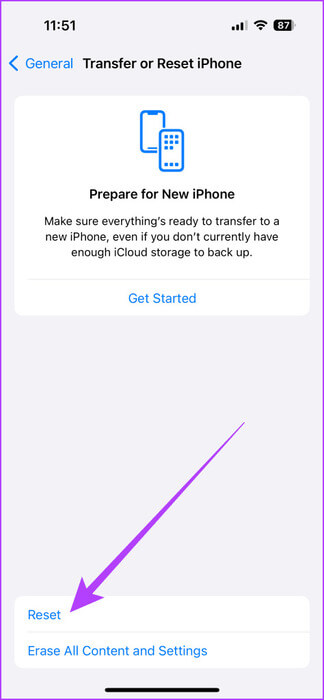 13.-tap-on-Reset-474x1024-1 7 طرق لمنع ارتفاع درجة حرارة iPhone 15