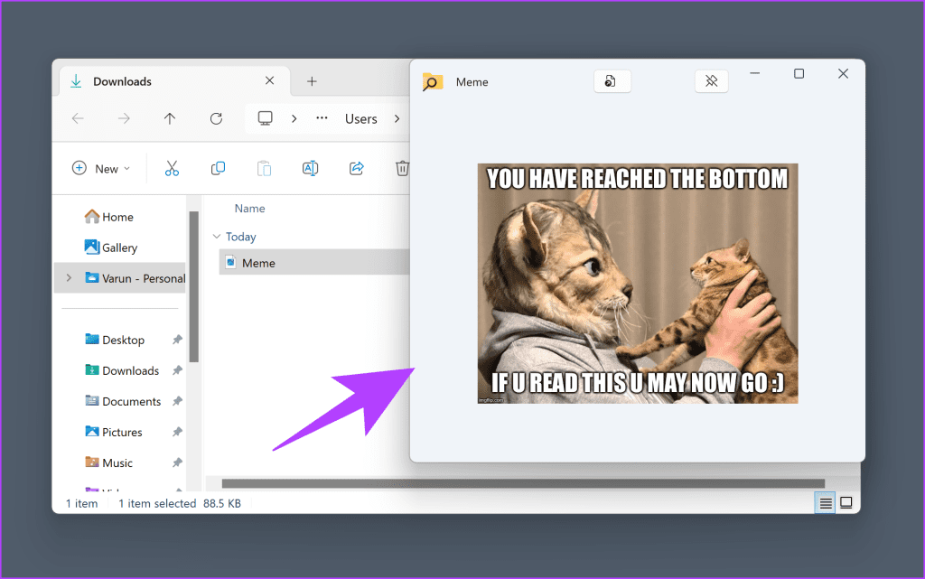 3.-Simply-open-the-File-Explorer-and-select-the-file-you-wish-to-preview-and-press-Ctrl-Space-1024x641-1 كيفية استخدام نفس الماوس بشكل متعدد باستخدام PowerToys على Windows