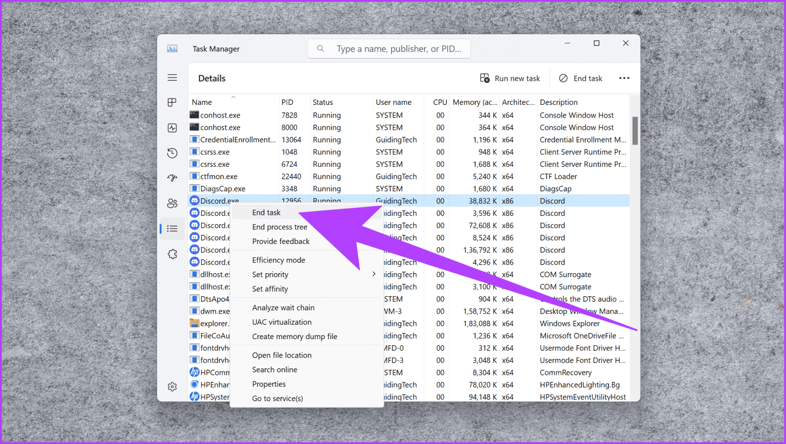 3.-Simply-right-click-on-Discord-and-select-End-Task-1536x868-1 10 طرق لإصلاح أخطاء Discord "اتصال RTC" و"No Route" على Windows