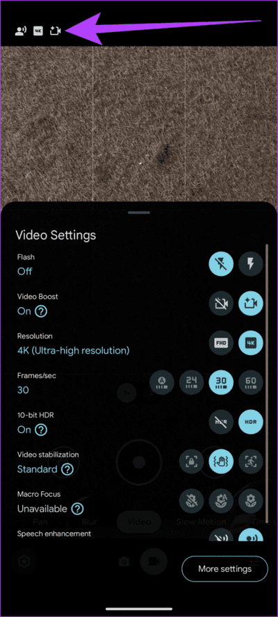 4.-You-should-now-get-the-same-icon-in-the-top-left-corner-of-your-screen-692x1536-1 كيفية استخدام Video Boost على Pixel 8 Pro