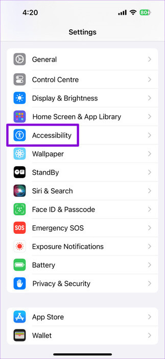 Accessiblity-Settings-on-iPhone-473x1024-1 أفضل 8 إصلاحات لعدم عمل الترجمات المغلقة على YouTube