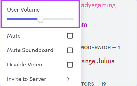 Adjust-User-Volume 14 من أفضل النصائح والحيل لـ DISCORD: الدليل النهائي