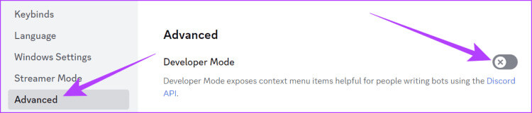 Choose-Advanced-from-the-side-and-then-toffle-off-Developer-Mode-750x160-1 14 من أفضل النصائح والحيل لـ DISCORD: الدليل النهائي
