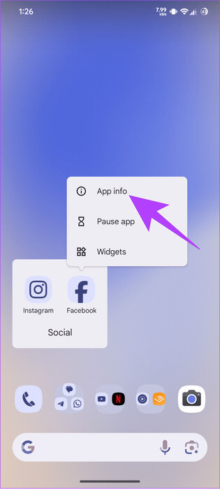 Choose-App-info-692x1536-1 7 طرق لإصلاح عدم عمل ذكريات Facebook