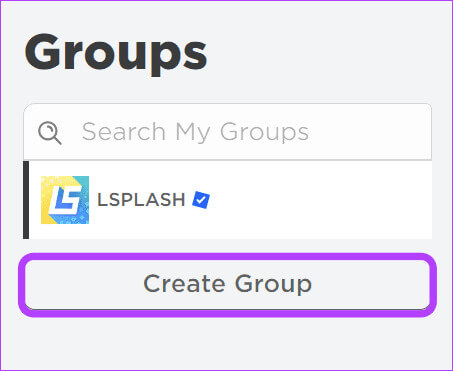 Choose-Create-Group كيفية إرسال Robux إلى حساب آخر للكمبيوتر الشخصي والهاتف المحمول
