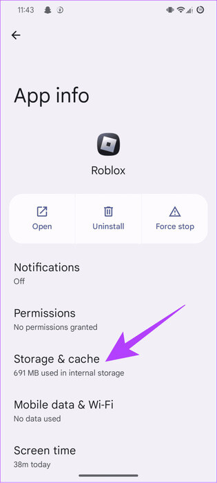 Choose-Storage-and-cache-5-692x1536-1 14 أفضل الطرق لإصلاح رمز الخطأ Roblox 268